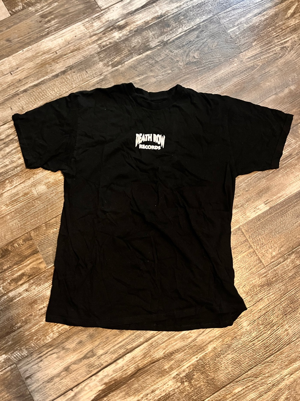 Black Graphic Logo Men’s T‑Shirt
